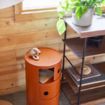 Angers Nantes Cholet Saumur Icones Kartell Componibili noir brillant rangement 3 portes Anna Castelli Ferrieri 6