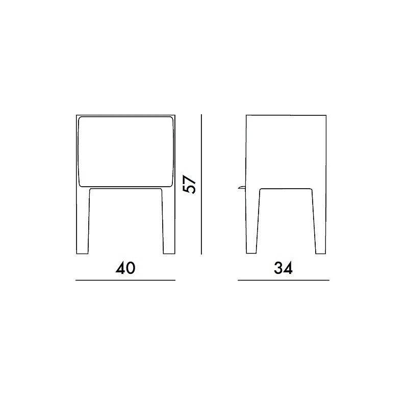 Angers Nantes Cholet Saumur Icones Kartell Console Chevet rangement ghost buster noir brillant Philippe Starck 6