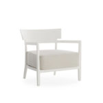 Angers Nantes Cholet Saumur Icones Kartell Fauteuil Cara outdoor beige mat blanc Philippe Starck 