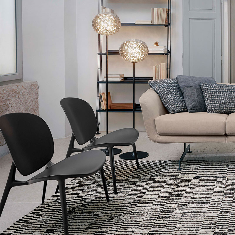 Angers Nantes Cholet Saumur Icones Kartell Fauteuil bas Be Bop Noir Mat indoor outdoor Robert Palomba3