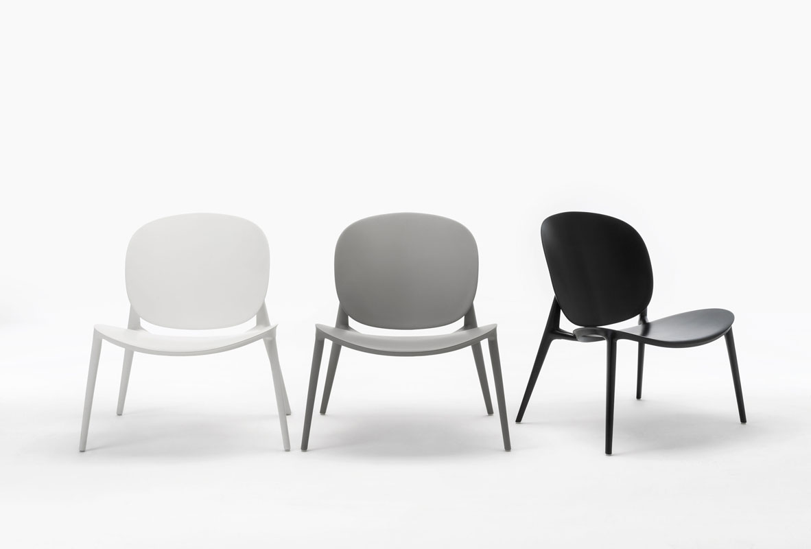 Angers Nantes Cholet Saumur Icones Kartell Fauteuil bas Be Bop Noir Mat indoor outdoor Robert Palomba5