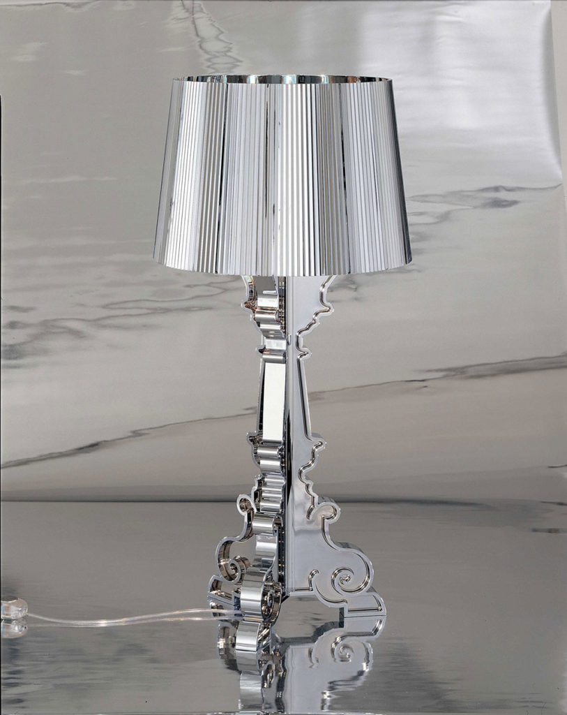 Angers Nantes Cholet Saumur Icones Kartell Lampe a poser Argent Bourgie Ferruccio Laviani 4