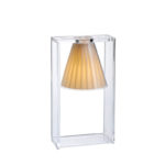 Angers Nantes Cholet Saumur Icones Kartell Lampe a poser Light Air cristal transparent tissu Eugeni Quitllet1