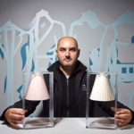 Angers Nantes Cholet Saumur Icones Kartell Lampe a poser Light Air cristal transparent tissu Eugeni Quitllet5