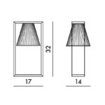 Angers Nantes Cholet Saumur Icones Kartell Lampe a poser Light Air cristal transparent tissu Eugeni Quitllet8