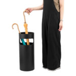 Angers Nantes Cholet Saumur Icones Kartell Porte parapluie accessoire Noir mat Gino Colombini 3