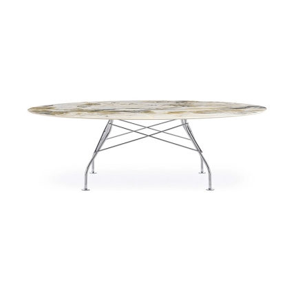 Angers Nantes Cholet Saumur Icones Kartell Table Glossy Symphonie Antonio Citterio ovale 