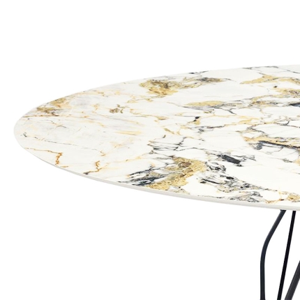 Angers Nantes Cholet Saumur Icones Kartell Table Glossy Symphonie Antonio Citterio ovale 7