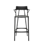 Angers Nantes Cholet Saumur Icones Kartell Tabouret 75 Haut A.I Noir philippe starck