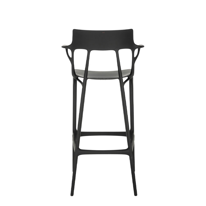 Angers Nantes Cholet Saumur Icones Kartell Tabouret 75 Haut A.I Noir philippe starck 2