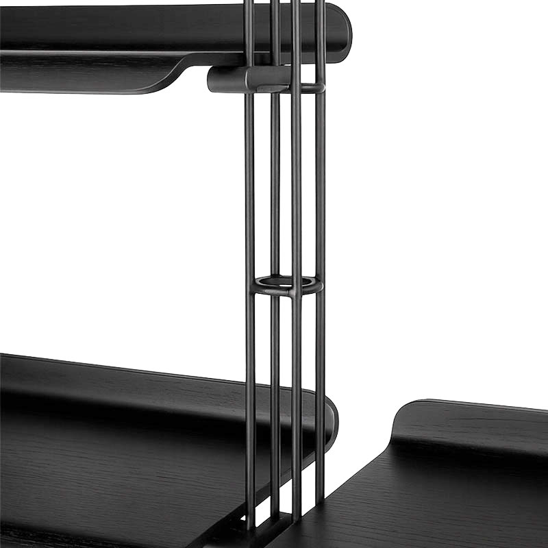 Angers Nantes Cholet Saumur Icones Kartell bibliothèque Rangement Etagere Adam wood noir Chêne philippe starck 0