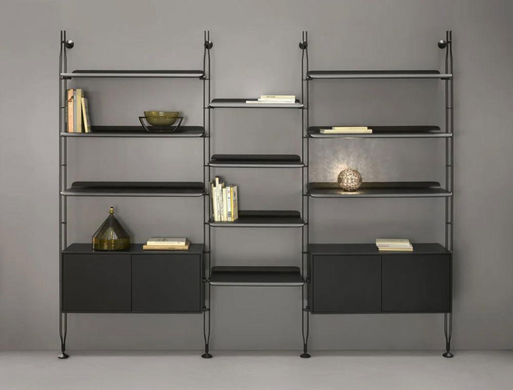 Angers Nantes Cholet Saumur Icones Kartell bibliothèque Rangement Etagere Adam wood noir Chêne philippe starck 1