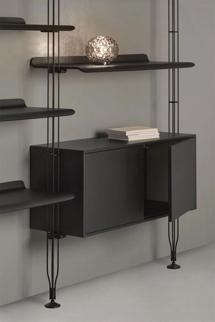 Angers Nantes Cholet Saumur Icones Kartell bibliothèque Rangement Etagere Adam wood noir Chêne philippe starck 2