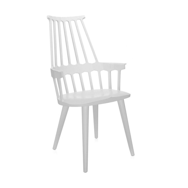 Angers Nantes Cholet Saumur Icones Kartell fauteuil chaise Comback Blanc Patricia Urquiola