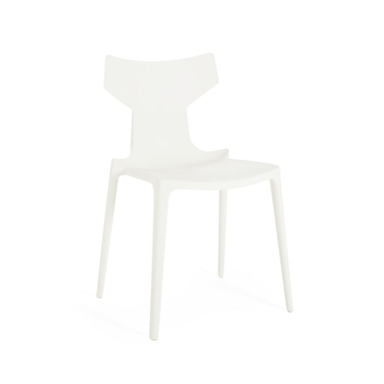 Angers Nantes Cholet Saumur Icones Kartell fauteuil chaise RE Chair Blanc Antonio  citterio 0