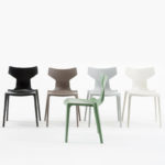 Angers Nantes Cholet Saumur Icones Kartell fauteuil chaise RE Chair Blanc Antonio  citterio 3