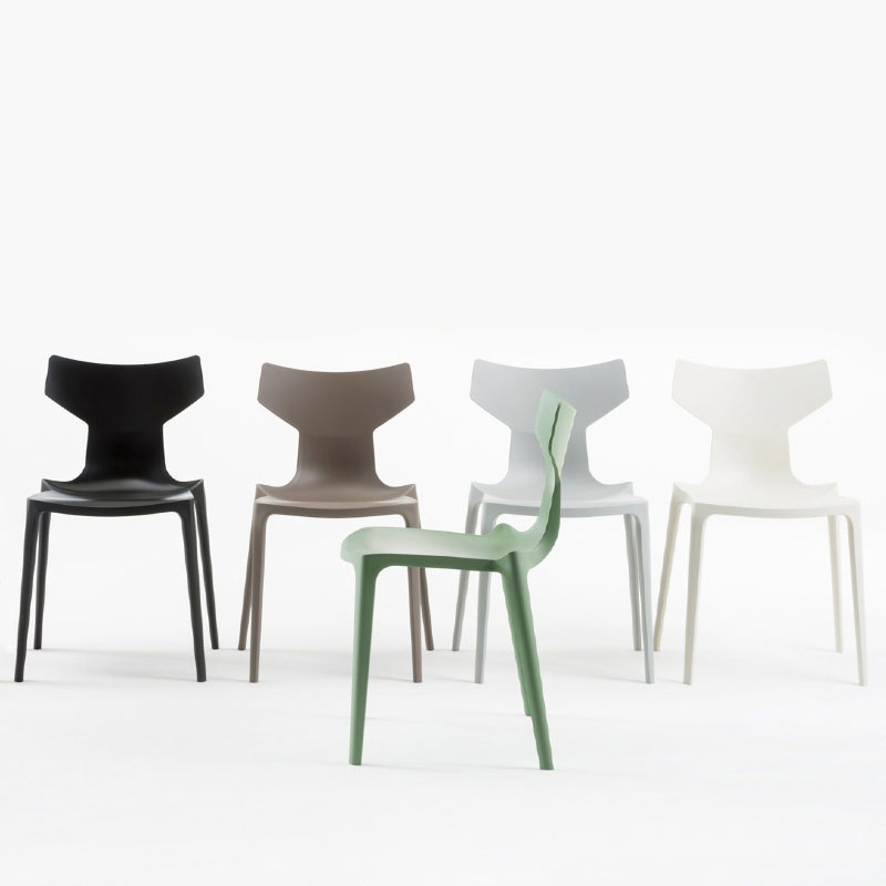 Angers Nantes Cholet Saumur Icones Kartell fauteuil chaise RE Chair Blanc Antonio  citterio 3
