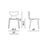 Angers Nantes Cholet Saumur Icones Kartell fauteuil chaise RE Chair Blanc Antonio  citterio 4