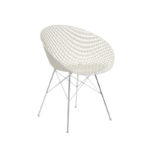 Angers Nantes Cholet Saumur Icones Kartell fauteuil chaise Smatrik Blanc Chrome Tokujin Yoshioka 2
