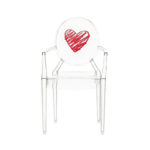 Angers Nantes Cholet Saumur Icones Kartell fauteuil cristal transparent Loulou Coeur philippe starck 3