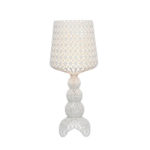 Angers Nantes Cholet Saumur Icones Kartell kabuki transparent lampe a poser Blanc Ferruccio Laviani 3