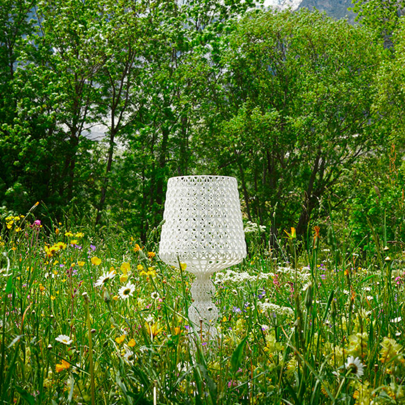 Angers Nantes Cholet Saumur Icones Kartell kabuki transparent lampe a poser cristal Ferruccio Laviani 3