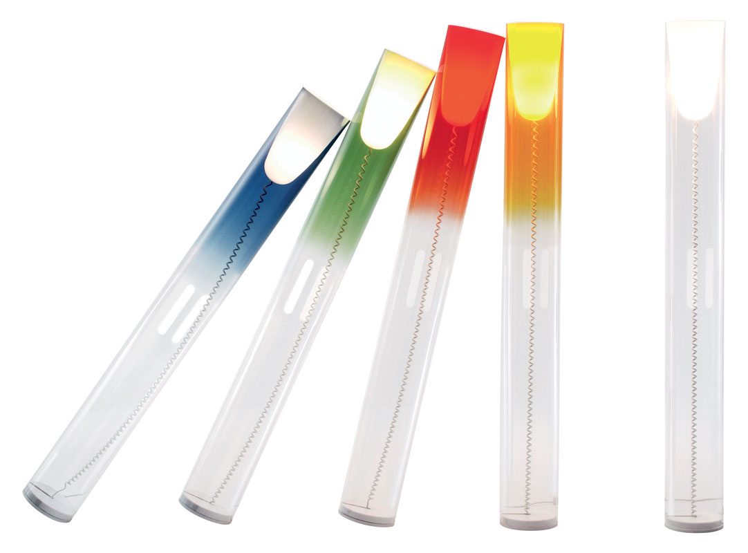 Angers Nantes Cholet Saumur Icones Kartell lampadaire Toobe Transparent Ferruccio Laviani 2