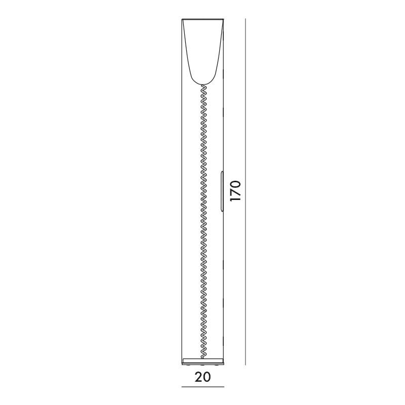 Angers Nantes Cholet Saumur Icones Kartell lampadaire Toobe Transparent Ferruccio Laviani 3