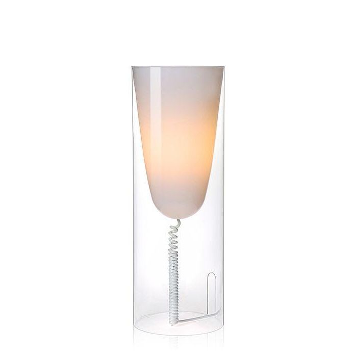 Angers Nantes Cholet Saumur Icones Kartell lampe de table Toobe Transparent Ferruccio Laviani