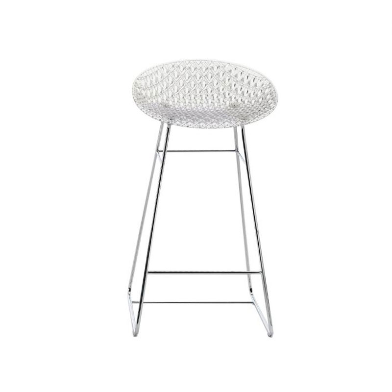 Angers Nantes Cholet Saumur Icones Kartell tabouret Smatrik cristal transparent Chrome Tokujin Yoshioka