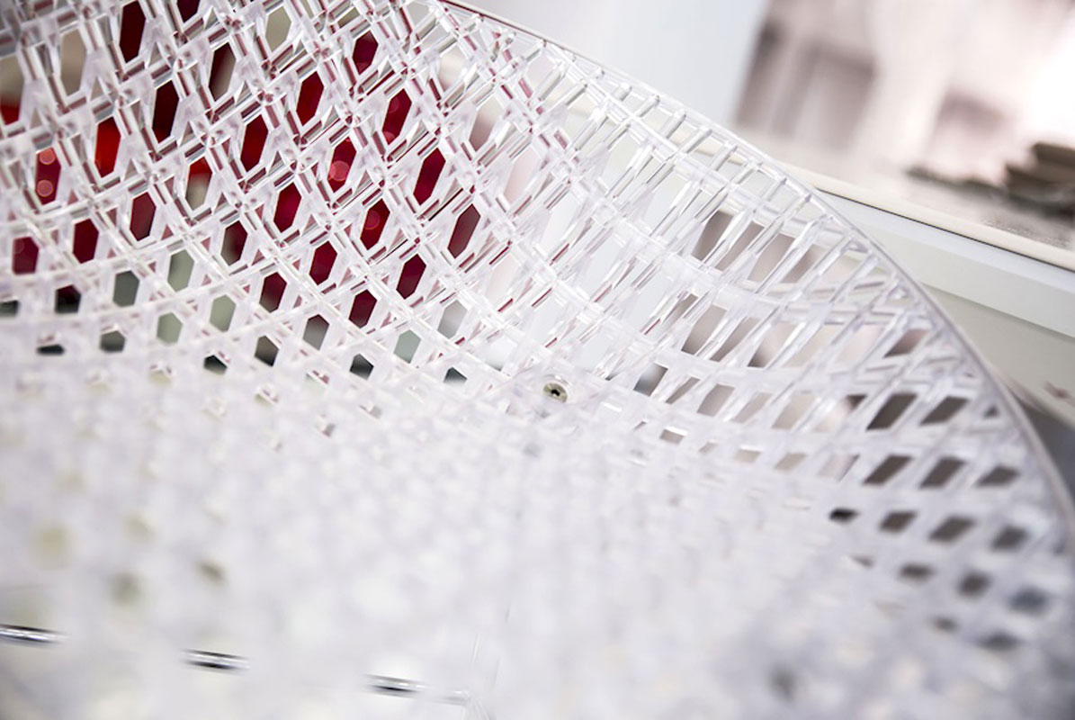 Angers Nantes Cholet Saumur Icones Kartell tabouret Smatrik cristal transparent Chrome Tokujin Yoshioka 4