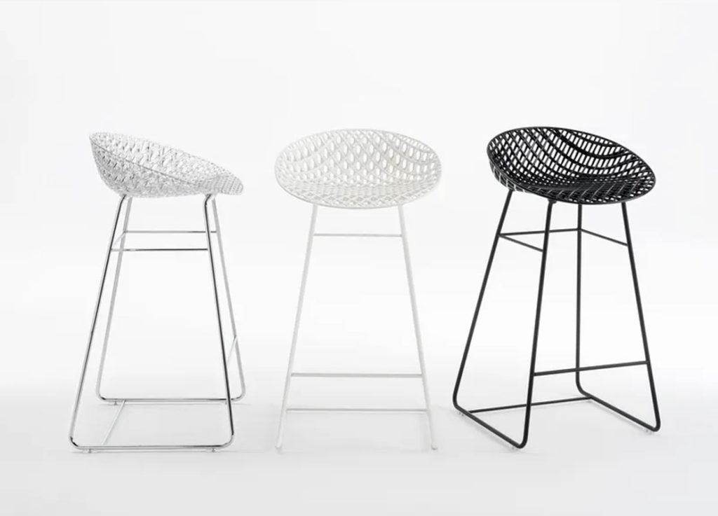Angers Nantes Cholet Saumur Icones Kartell tabouret Smatrik cristal transparent Chrome Tokujin Yoshioka 6