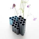 Angers Nantes Cholet Saumur Icones Objet Vitra deco Bouroulec  vase nuage large Bleu acier 1