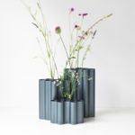 Angers Nantes Cholet Saumur Icones Objet Vitra deco Bouroulec  vase nuage large Bleu acier 2