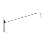 Angers Nantes Cholet Saumur Icones Objet Vitra deco Jean Prouve applique avec prise potence noir