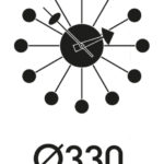 Angers Nantes Cholet Saumur Icones Objet Vitra deco Nelso horloge murale ball clock dawn dawn edition limitee 14