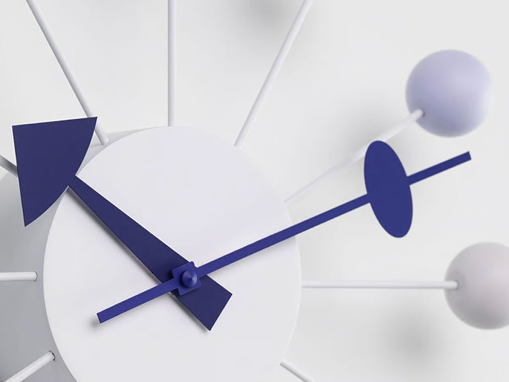 Angers Nantes Cholet Saumur Icones Objet Vitra deco Nelso horloge murale ball clock dawn dawn edition limitee 6