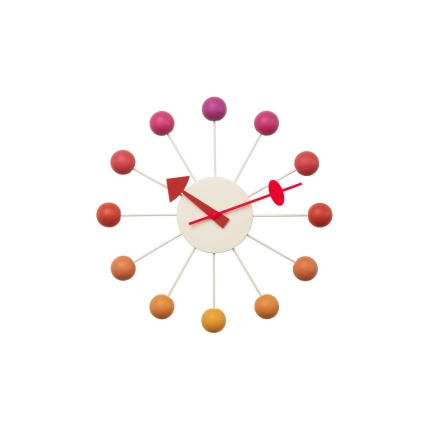 Angers Nantes Cholet Saumur Icones Objet Vitra deco Nelso horloge murale ball clock sunset dawn edition limitee 1