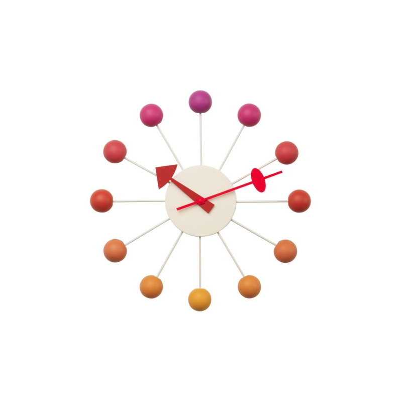 Angers Nantes Cholet Saumur Icones Objet Vitra deco Nelso horloge murale ball clock sunset dawn edition limitee 1