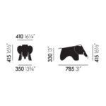 Angers Nantes Cholet Saumur Icones Objet Vitra Elephant Eames noir 3