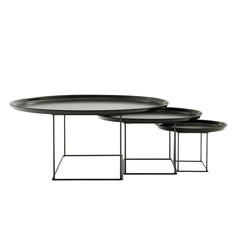 Angers Nantes Cholet Saumur Icones Table basse B&B Italia  Patricia Urquiola FAT FAT Noir 00