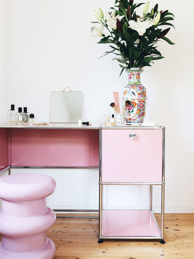Angers Nantes Cholet Saumur Icones USM Haller Bureau home office B21 Rose Edition limité graphite Fritz Haller Paul SCHÄRER 2