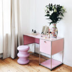 Angers Nantes Cholet Saumur Icones USM Haller Bureau home office B21 Rose Edition limité graphite Fritz Haller Paul SCHÄRER 3