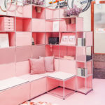 Angers Nantes Cholet Saumur Icones USM Haller Bureau home office B21 Rose Edition limité graphite Fritz Haller Paul SCHÄRER 5
