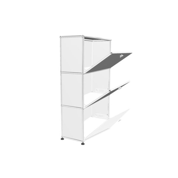 Angers Nantes Cholet Saumur Icones USM Haller Meuble  Console Blanc Pur Fritz Haller Paul SCHÄRER 2