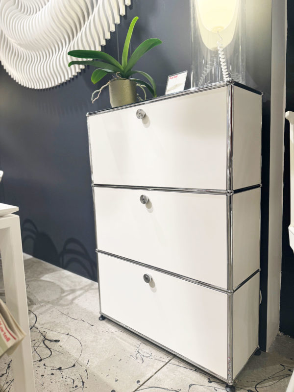 Angers Nantes Cholet Saumur Icones USM Haller Meuble  Console Blanc Pur Fritz Haller Paul SCHÄRER 5