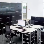 Angers Nantes Cholet Saumur Icones USM Haller Meuble  M26 Noir graphite Fritz Haller Paul SCHÄRER 4