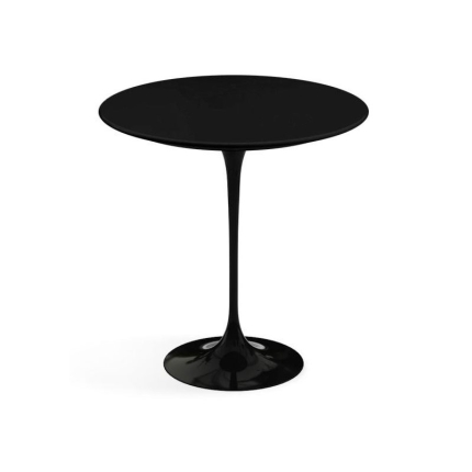 Angers Nantes Cholet Saumur Icones gueridon Knoll Eroe Saarinen Gueridon noir stratifié Fenix 7