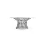 Angers Nantes Cholet Saumur Icones table Basse Knoll Platner Nickel 7