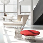 Angers Nantes Cholet Saumur Icones table Gueridon  Knoll Platner Nickel 3